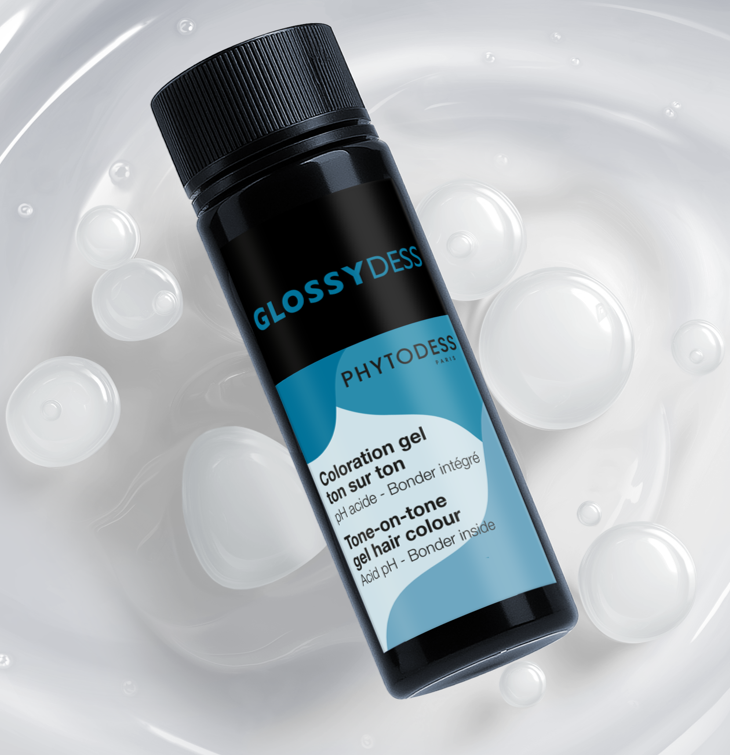 GLOSSYDESS : la coloration ton sur ton, formule acide, pour raviver la couleur et la brillance des cheveux