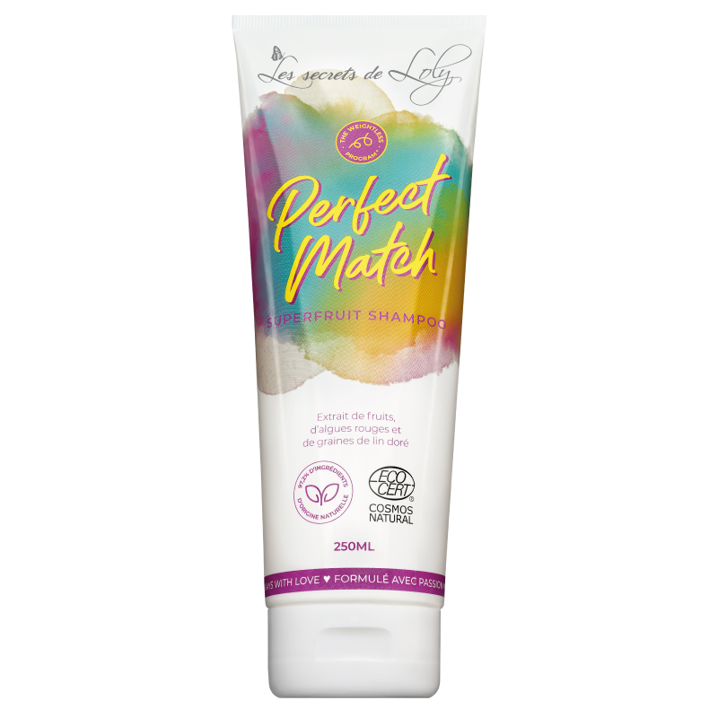 Shampooing Perfect Match - Pour cheveux ondulés, bouclés, frisés - 250 ml 