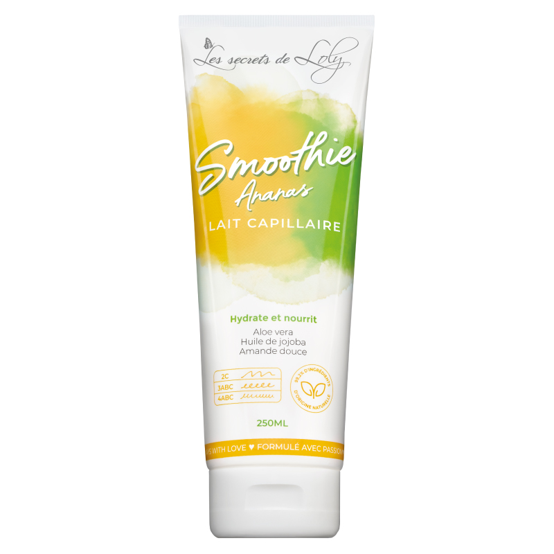 Lait sans rinçage - Smoothie Ananas - Très nourissant - 250 ml
