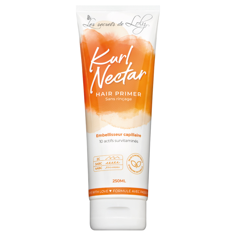 Crème réparatrice sans rincage Kurl Nectar - Réparatrice et hydratante - 250 ml