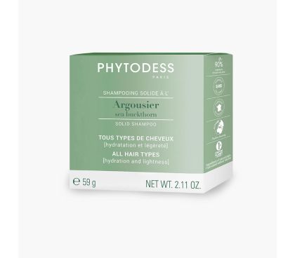 Shampooing solide à l'argousier - Hydratation et légèreté