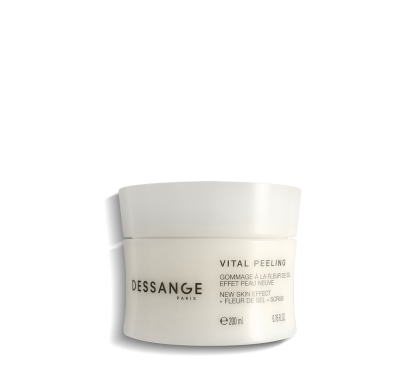 Gommage à la fleur de sel effet peau neuve