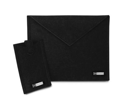 Duo de pochettes feutrines