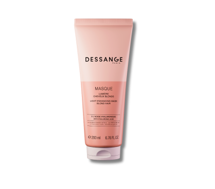 Masque lumière cheveux blonds