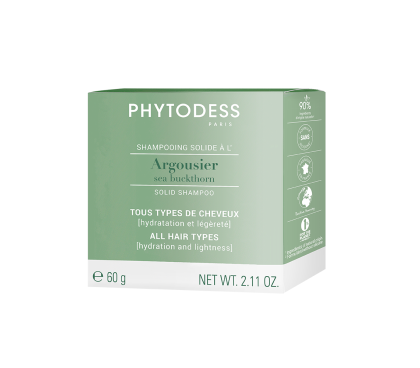 Shampooing solide à l'argousier - Hydratation et légèreté