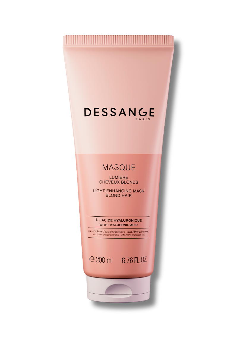 Masque lumière cheveux blonds 