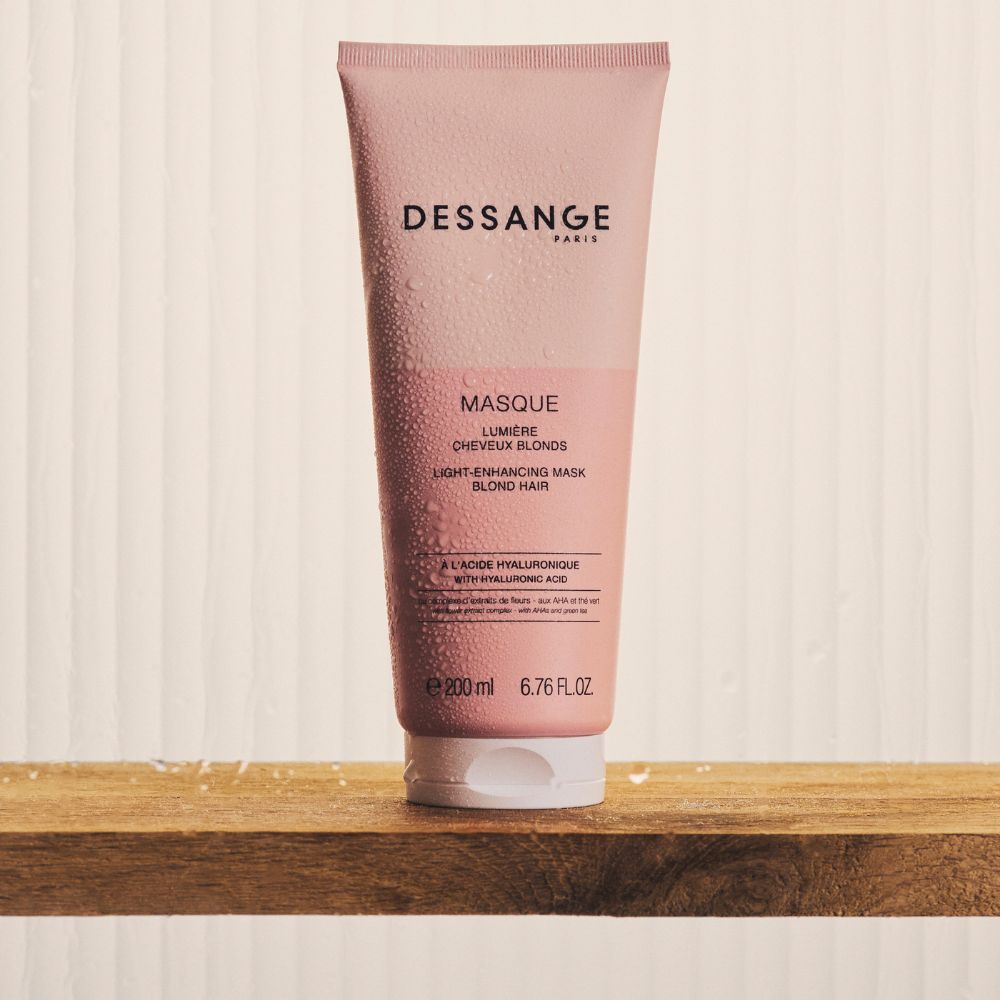 Masque lumière cheveux blonds 