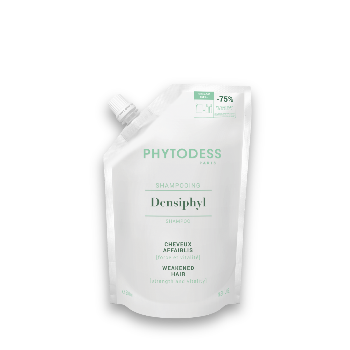 DENSIPHYL - Recharge de shampooing cheveux affaiblis force et vitalité