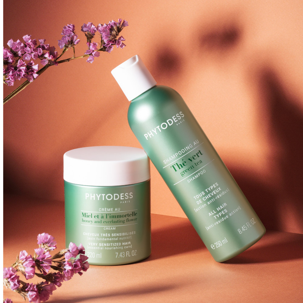 Shampooing au thé vert - Action anti-résidus