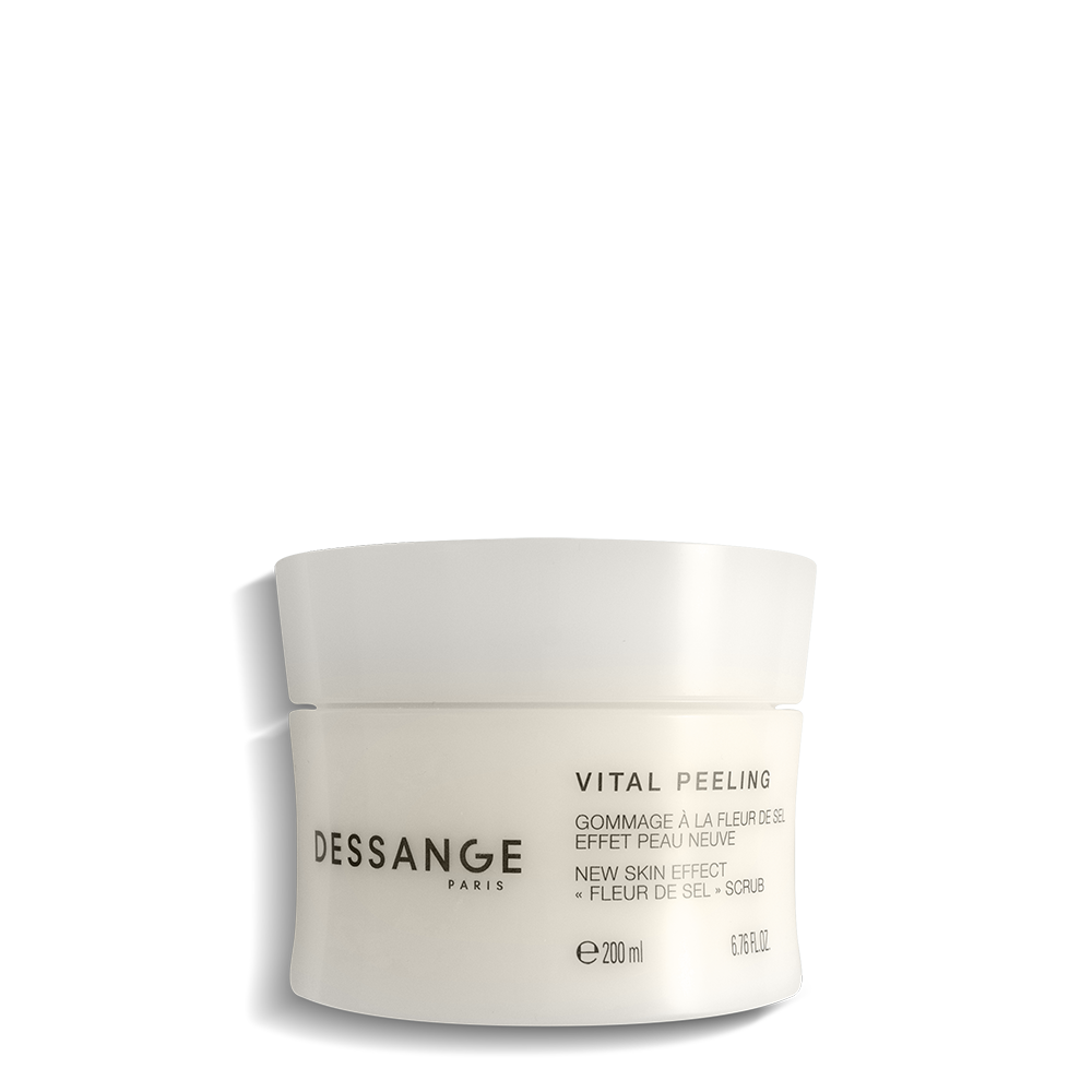 Gommage à la fleur de sel effet peau neuve